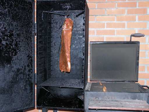 Brisket in the Smoker