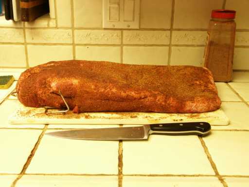 Rubbed Brisket