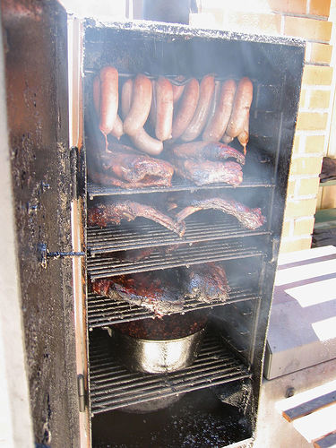 homemade meat smokers wood